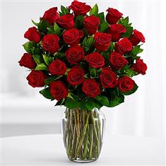 Hand Tied 24 Best Red Roses 