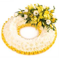  Wreath Yellow white