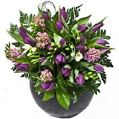 Hyacinth and  Tuilp Hand tied 