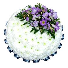 Posy Pad White &amp; Blue 