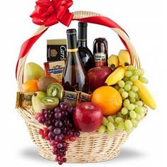 Fruit Hamper &amp; wine 