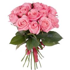 Bouquet of 24 pink roses