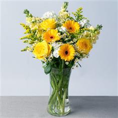 Handtied Yellow Including Vase Spain 