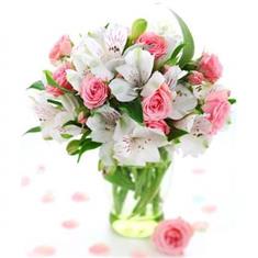 Hand Tied Pink White France