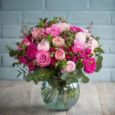 Pink Ranunculus Hand tied 