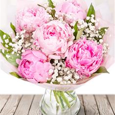  Peonies Hand tied