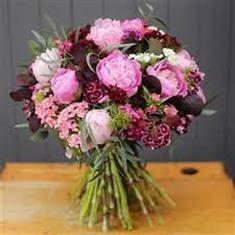 Mixed Peonies Hand tied