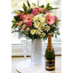 Flowers and Champagne