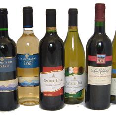 Mixed 6 Bottles Red &amp; White Wines 