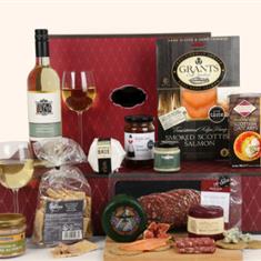 Hamper Salmon,White Wine and Cheese 